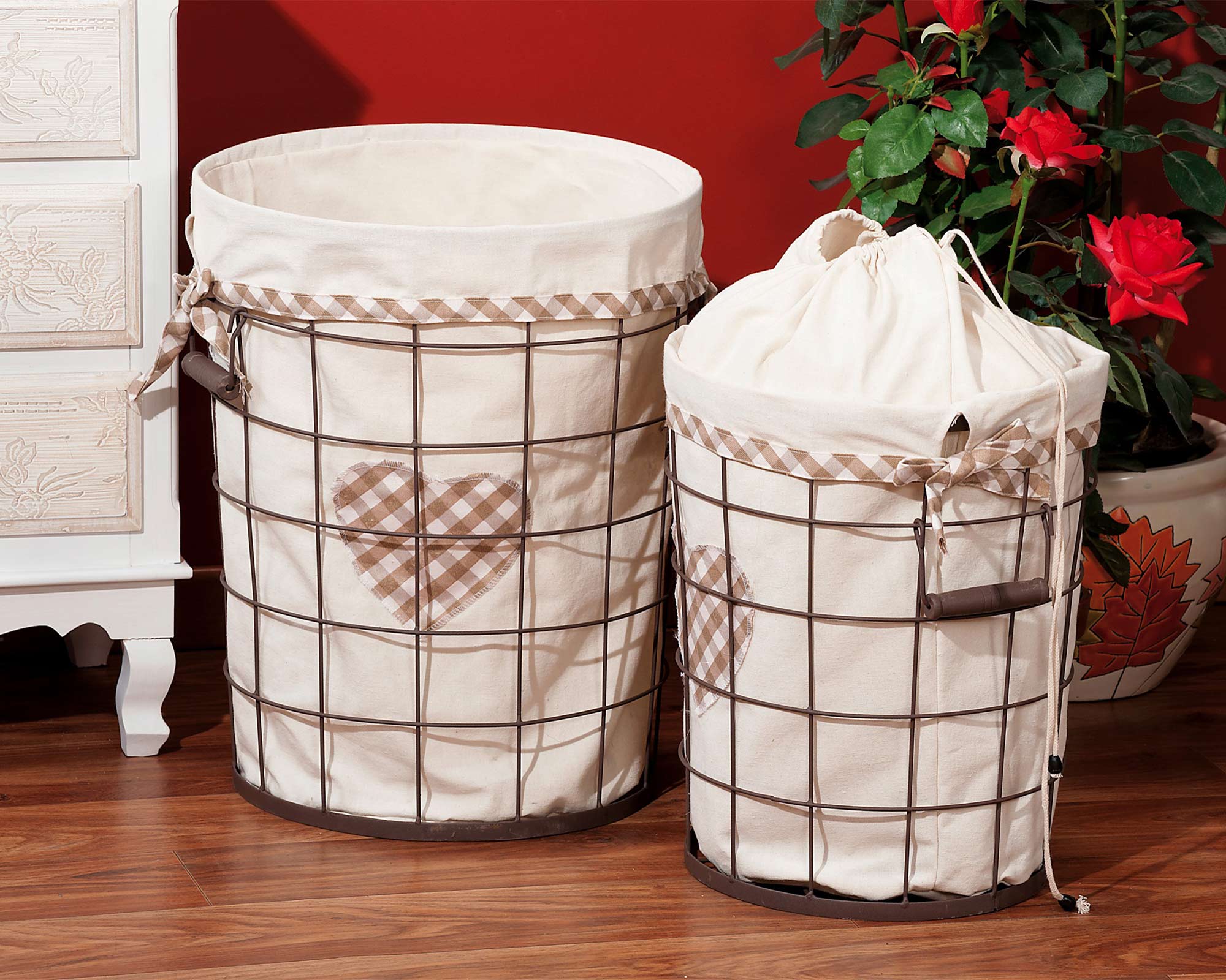 Cesta Porta Biancheri Tondo Korsi Grande - immagine 3