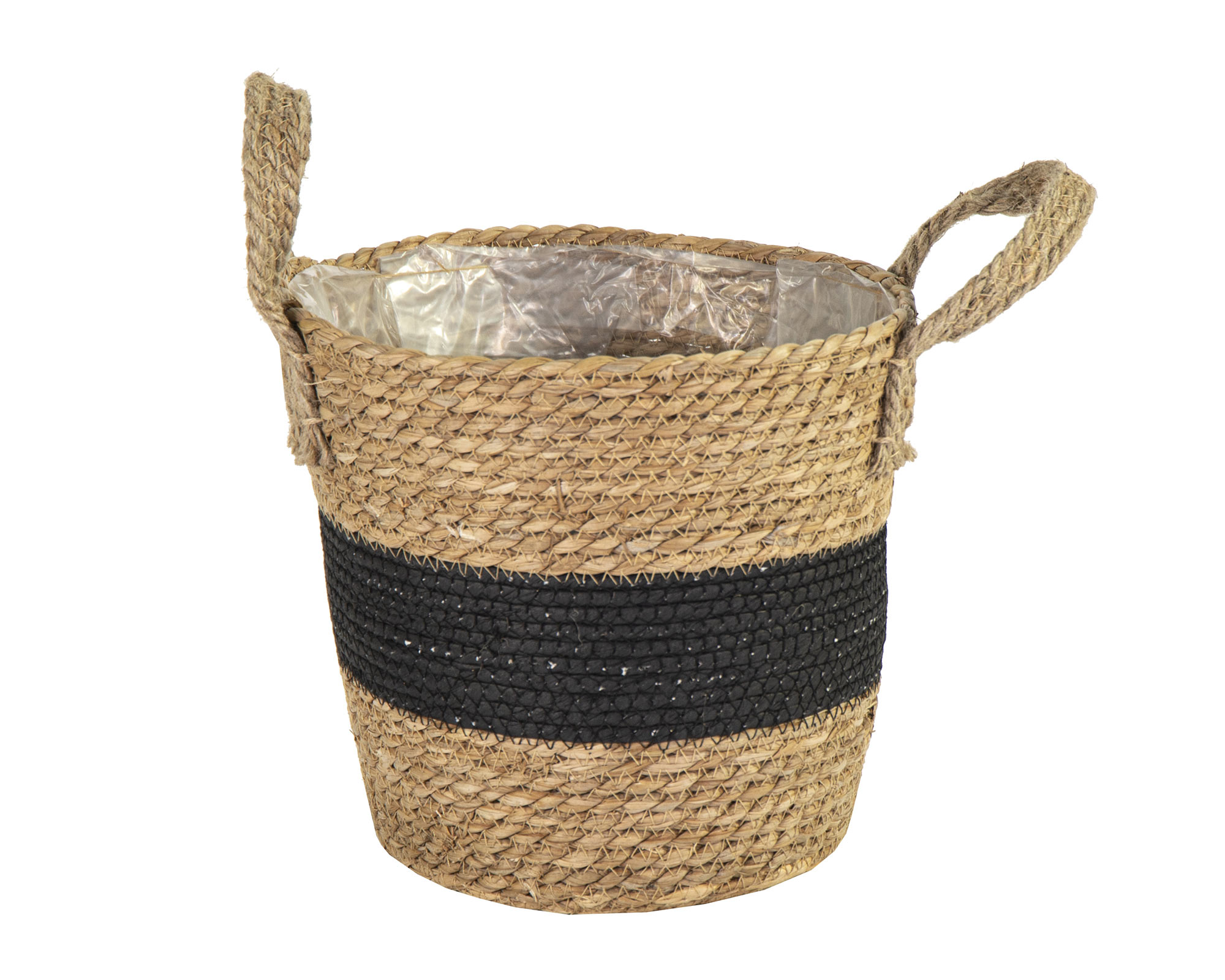 Cesta Alba Planter Nero D25 in Salice