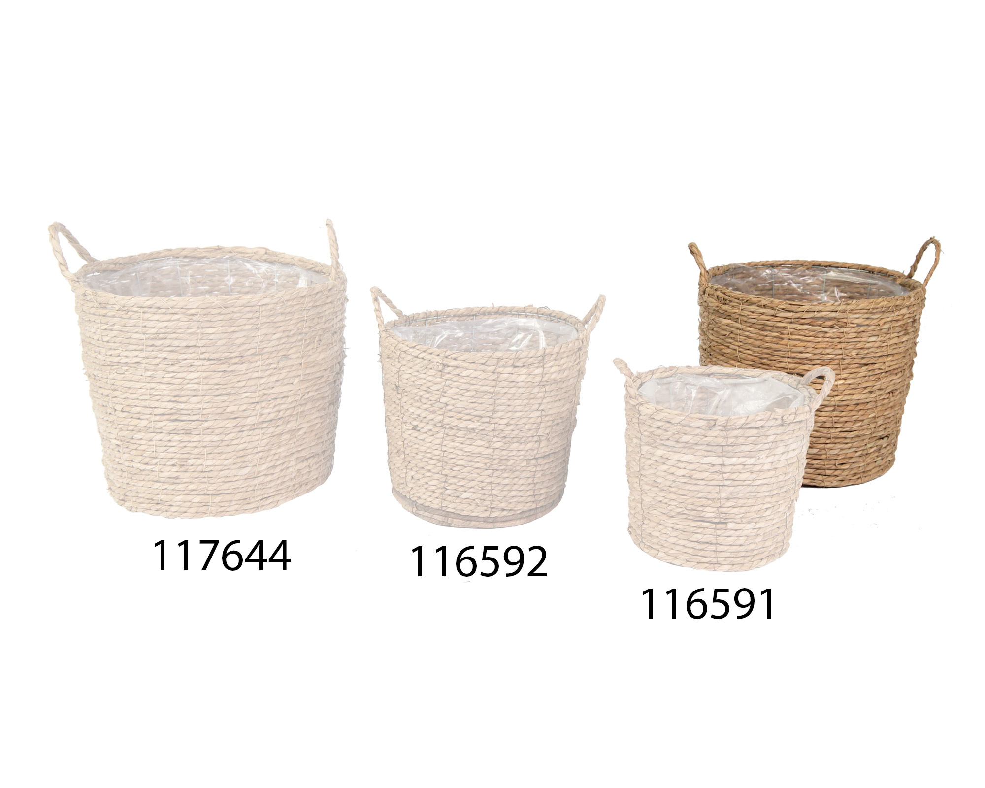 Cesta Around Big Natural Large - immagine 2