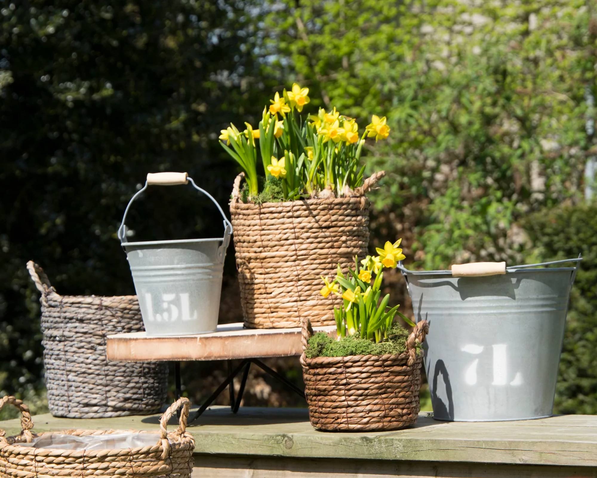 Cesta Around Big Natural Large - immagine 4