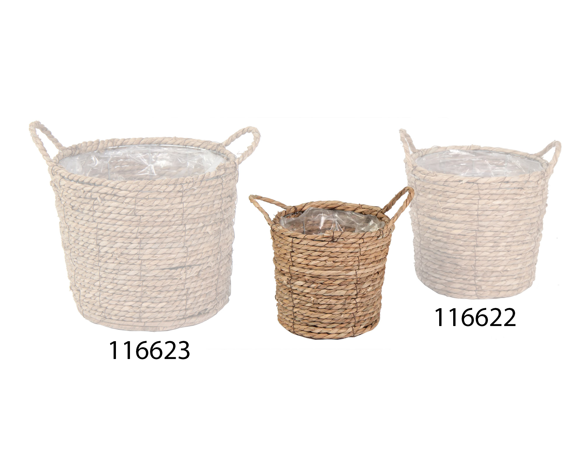 Cesta Around Natural Small - immagine 2