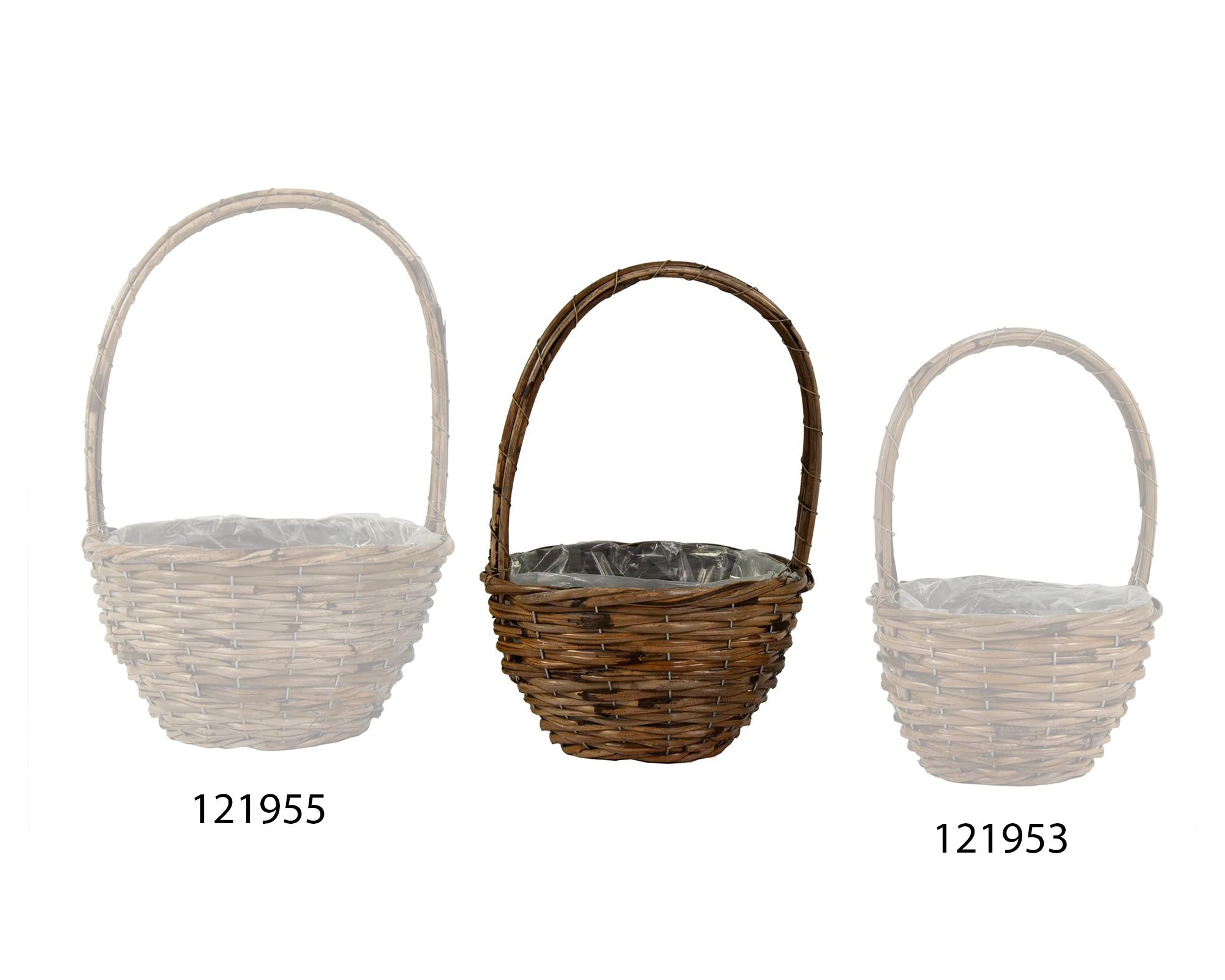 Cesta Con Manico Harvest Medium - Mega Collections - immagine 3