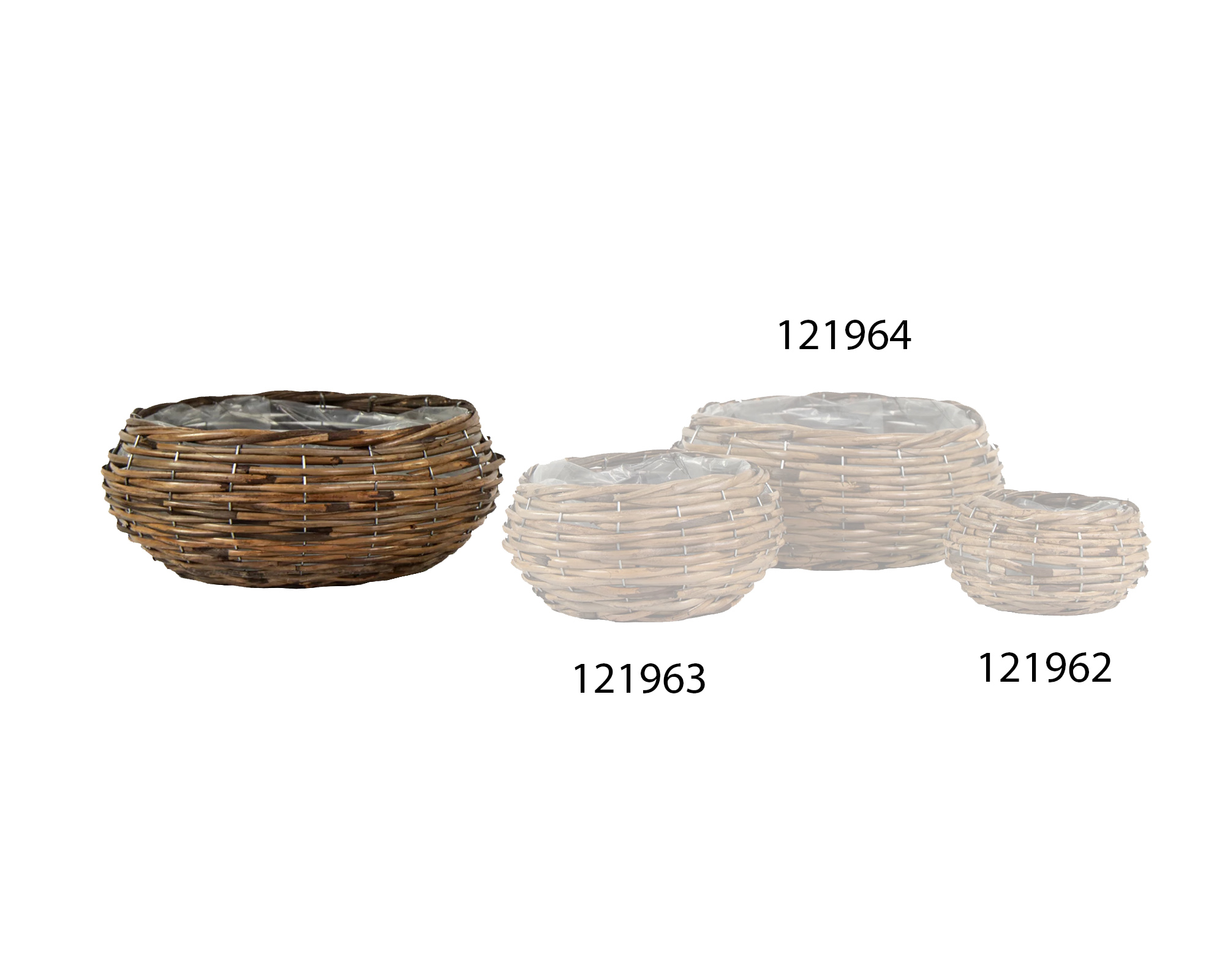 Cesta Cubu Belly Round Extra Large - Mega Collections - immagine 3