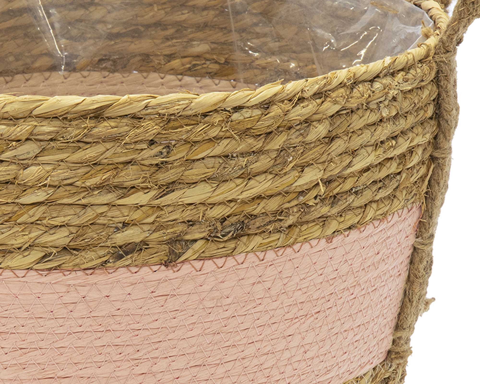 Cesta Hayden Cauldron Mid Rosa Medium D29 in Salice - immagine 3