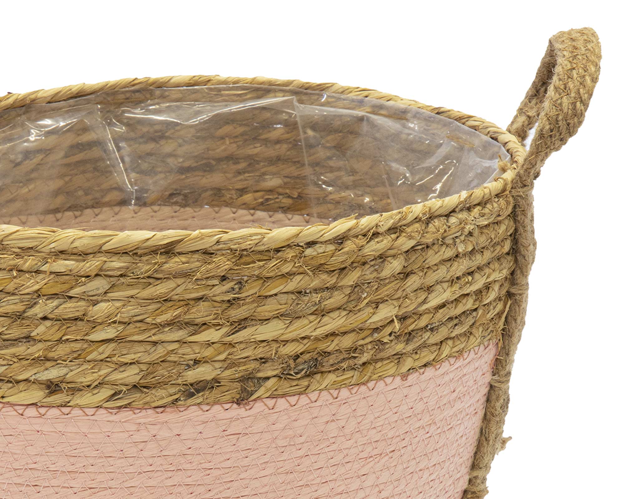 Cesta Hayden Cauldron Mid Rosa Large D33 in Salice - immagine 3