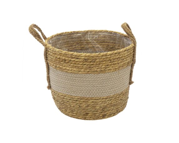 Cesta Hayden Low Mid Grigio Small D24 in Salice