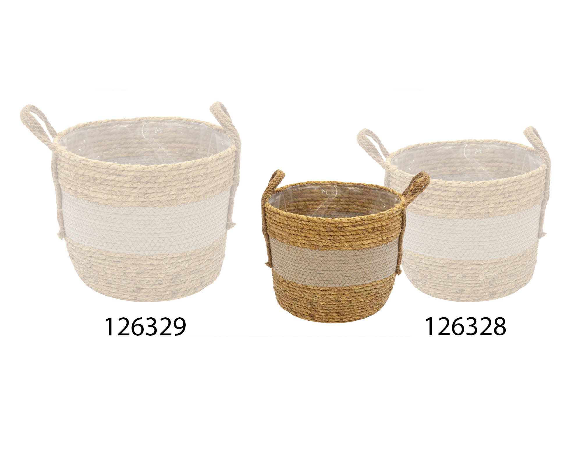 Cesta Hayden Low Mid Grigio Small D24 in Salice - immagine 2