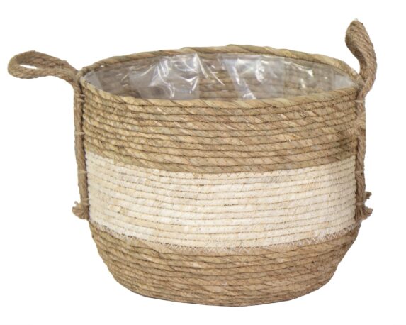 Cesta Hayden Mid Bianco Large D33 in Salice