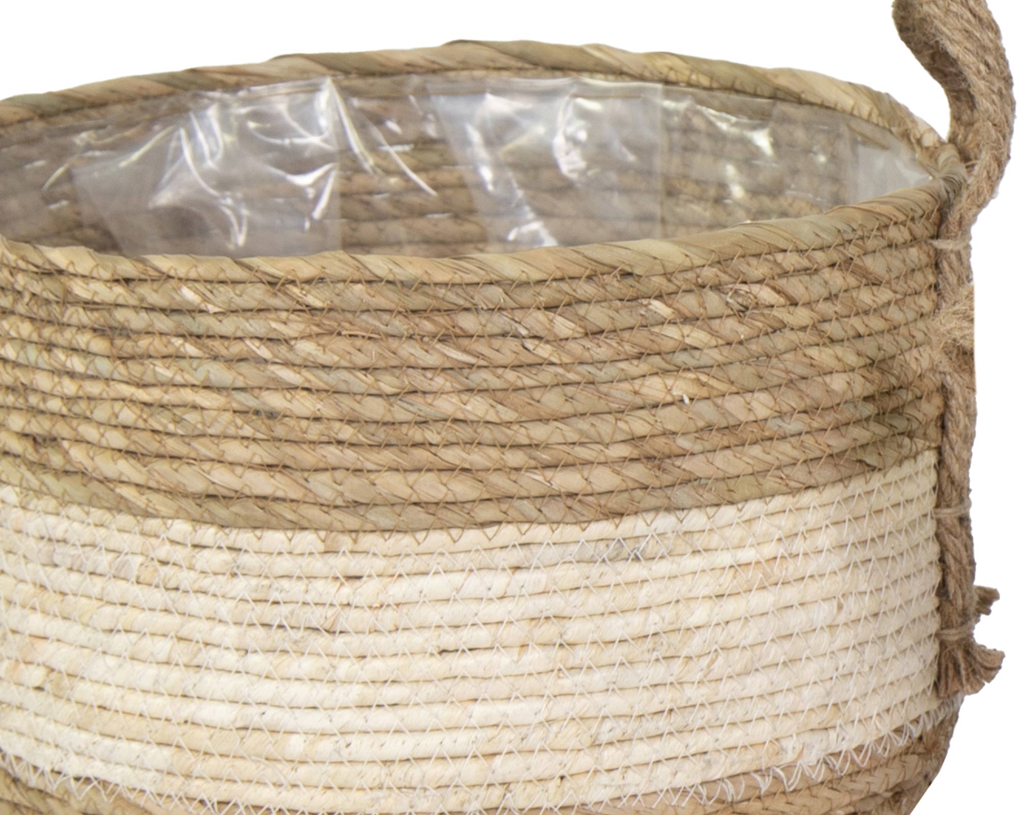 Cesta Hayden Mid Bianco Large D33 in Salice - immagine 3