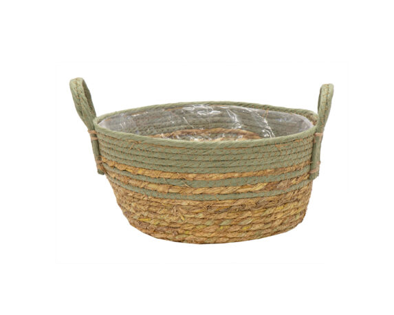 Cesta Hayden Swirl Verde D19 in Salice