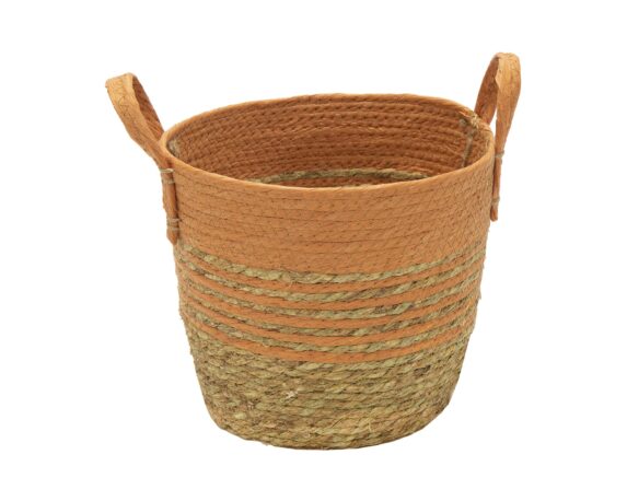 Cesta Hayden Swirl Arancione D22 in Salice