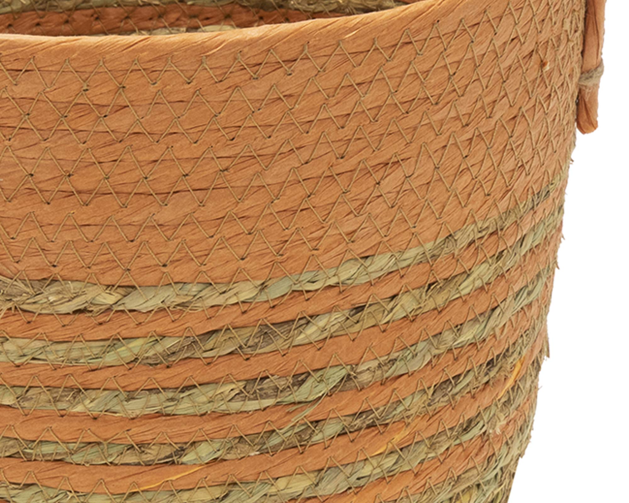 Cesta Hayden Swirl Arancione D22 in Salice - immagine 2