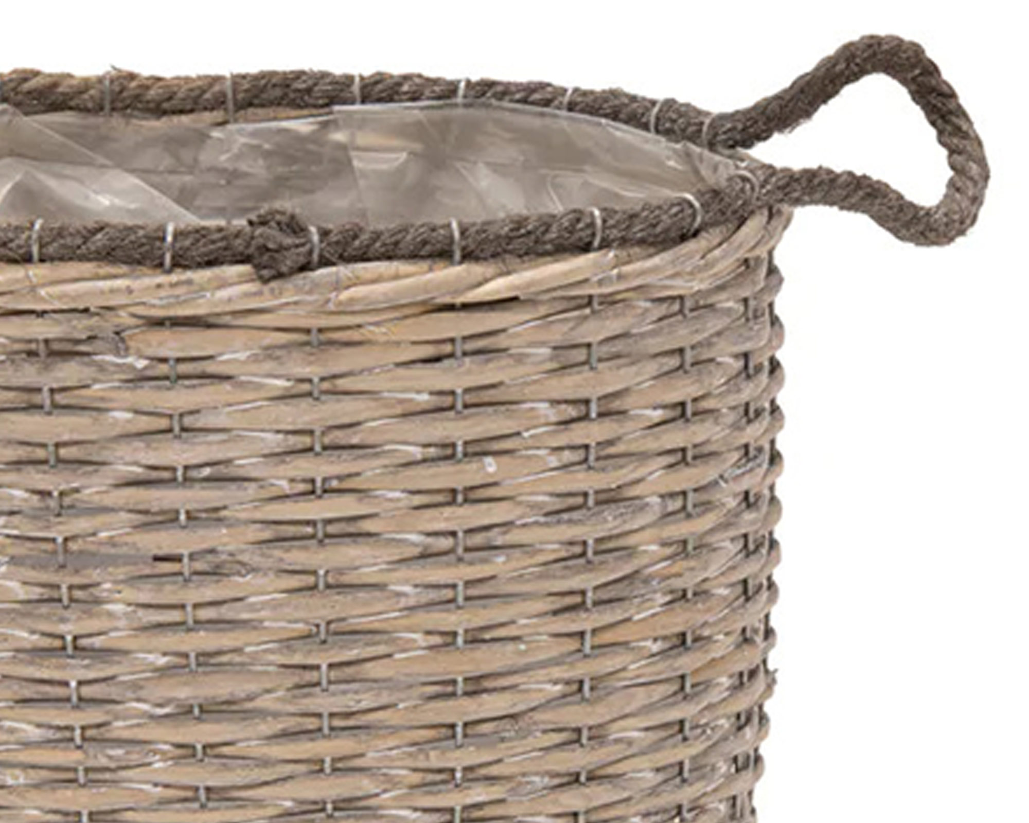 Cesta Ovale Senegal con Manici Small in Salice - Mega Collections - immagine 3