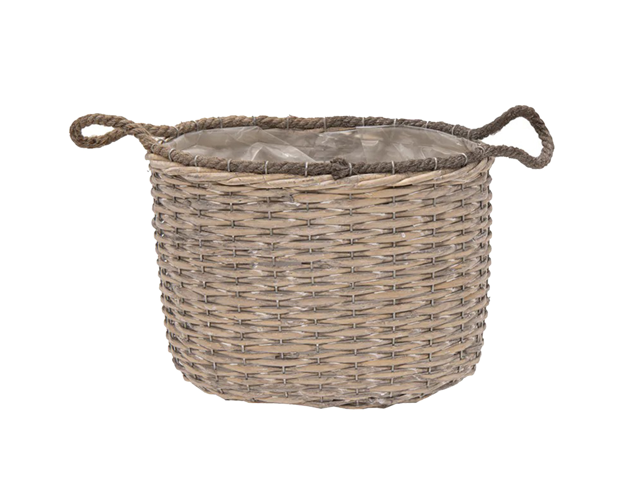 Cesta Ovale Senegal con Manici Medium in Salice - Mega Collections