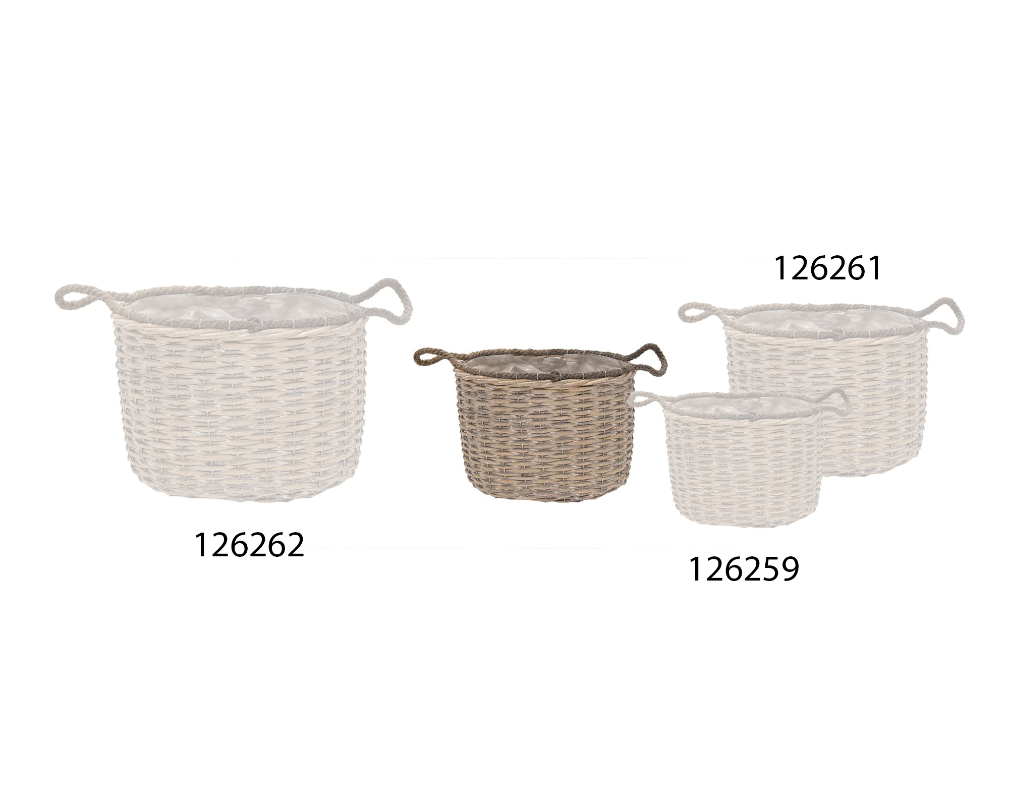 Cesta Ovale Senegal con Manici Medium in Salice - Mega Collections - immagine 2