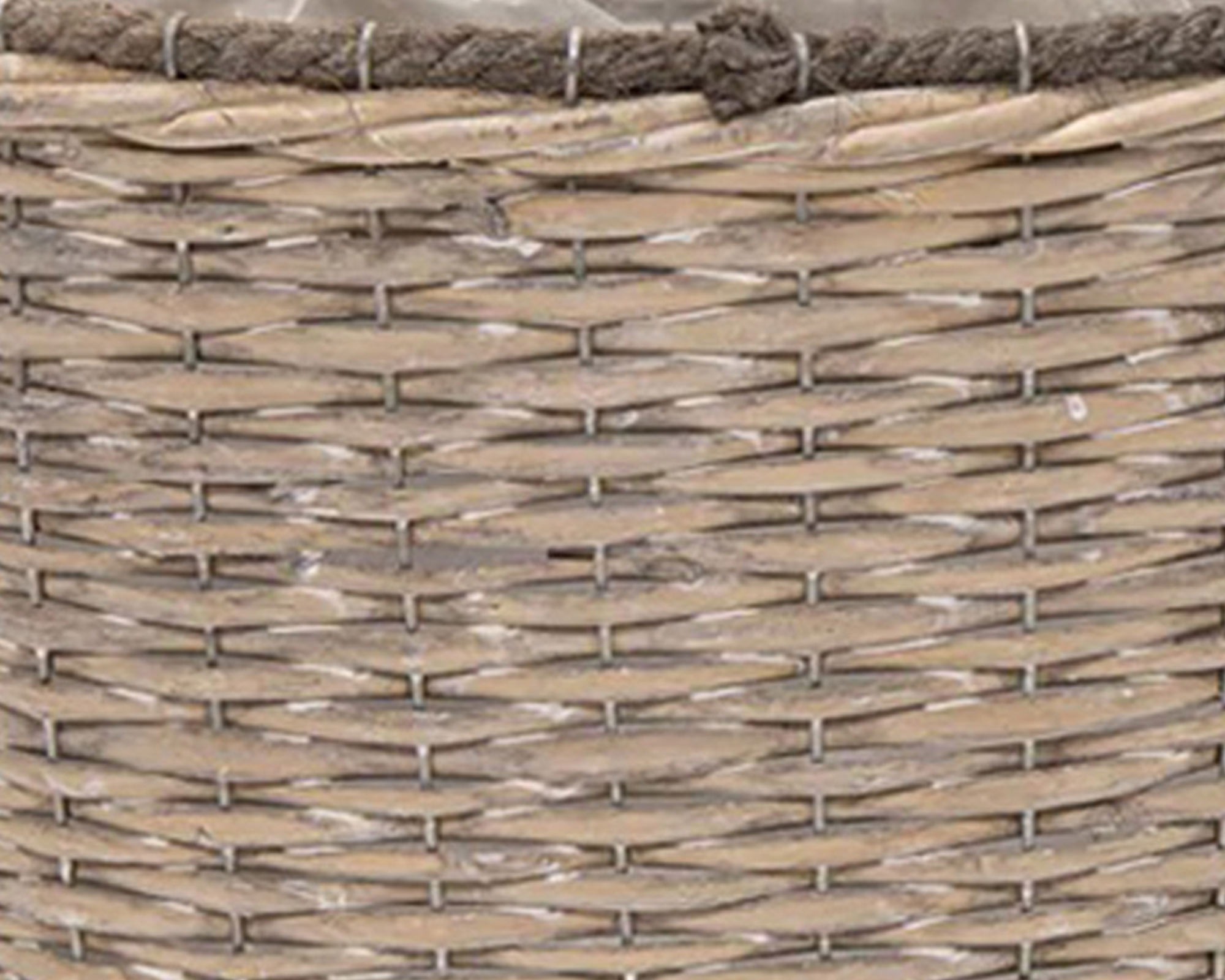 Cesta Ovale Senegal con Manici Medium in Salice - Mega Collections - immagine 3