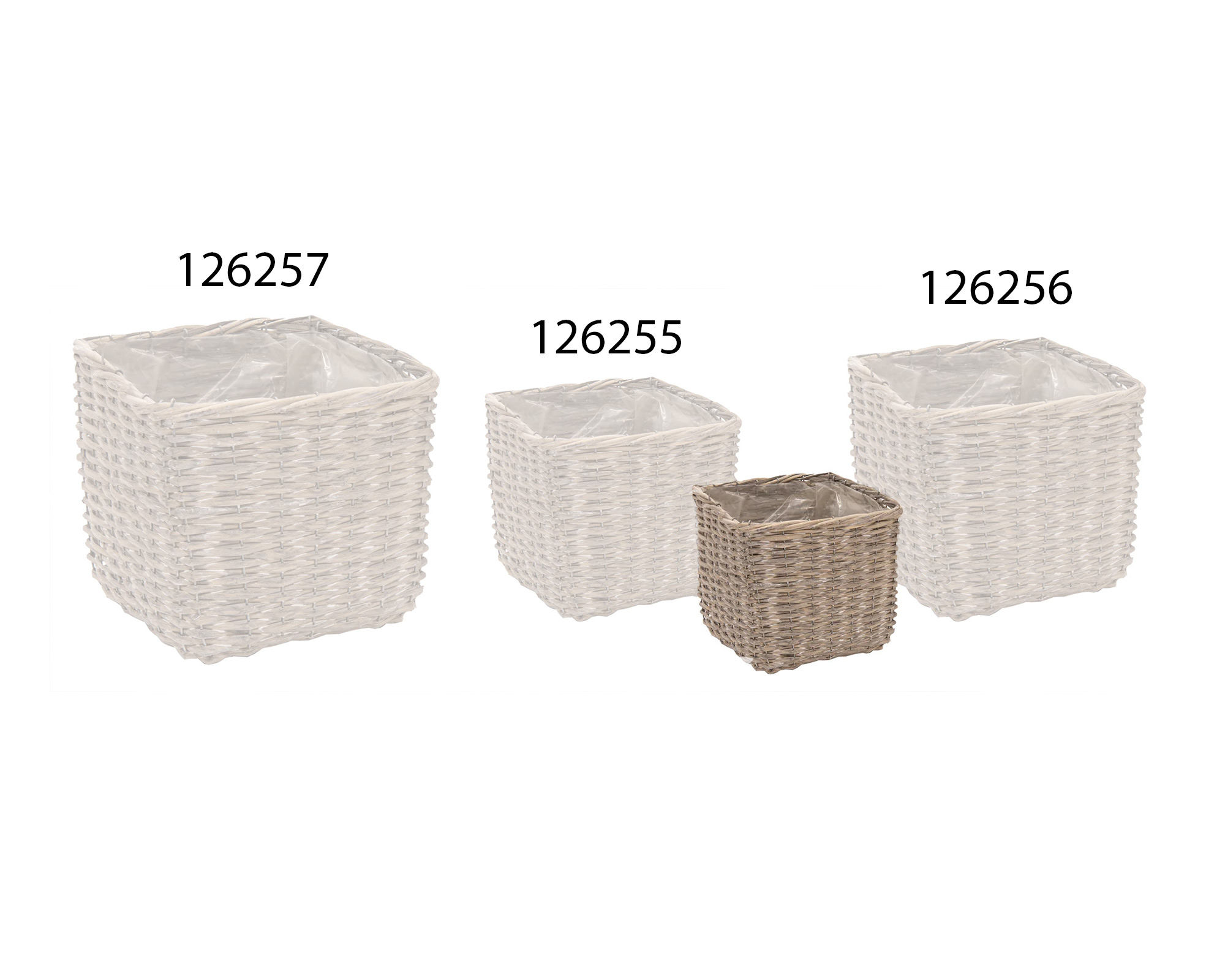 Cesta Quadrato Senegal Bois Small in Salice - Mega Collections - immagine 2