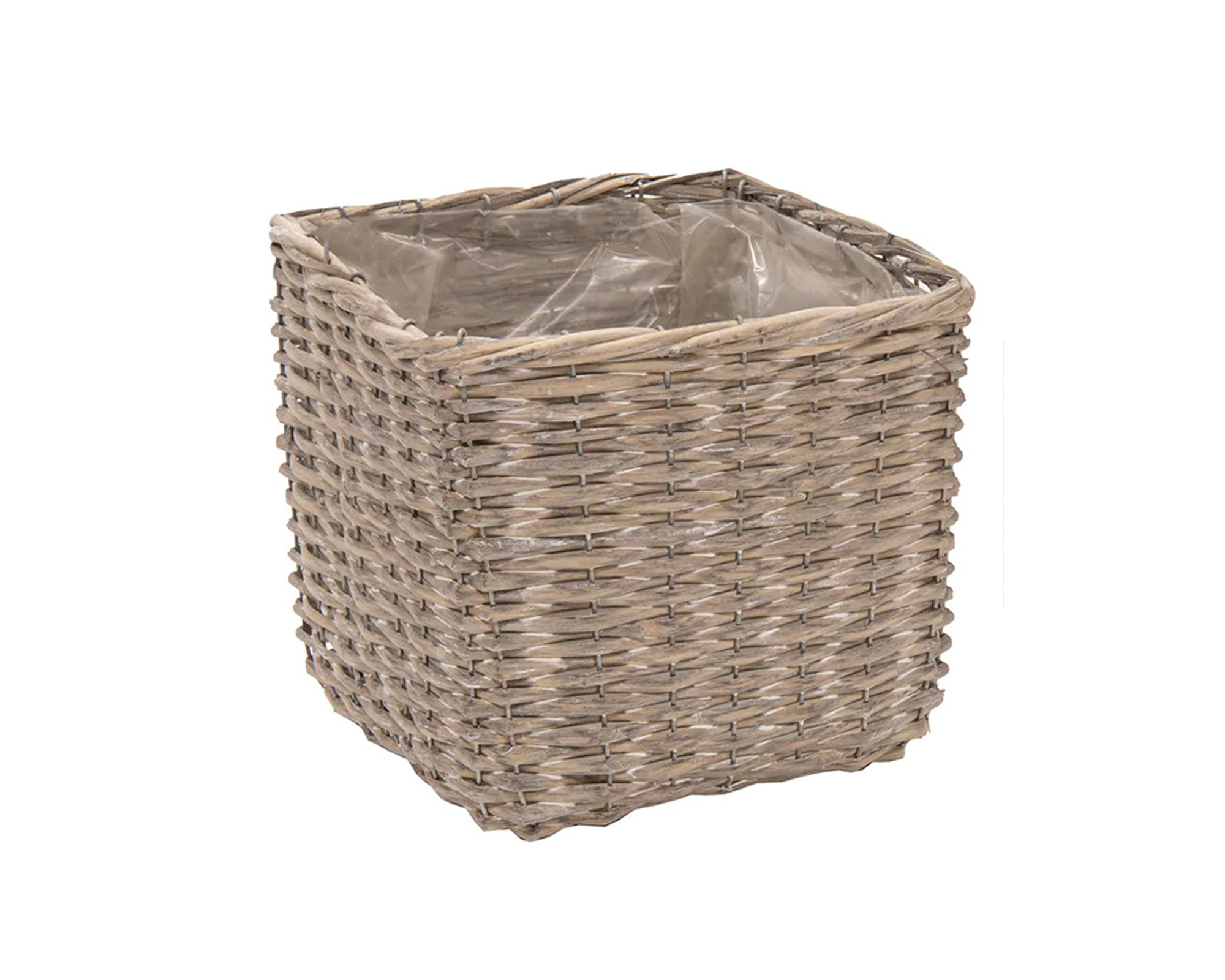 Cesta Quadrato Senegal Bois Medium in Salice - Mega Collections