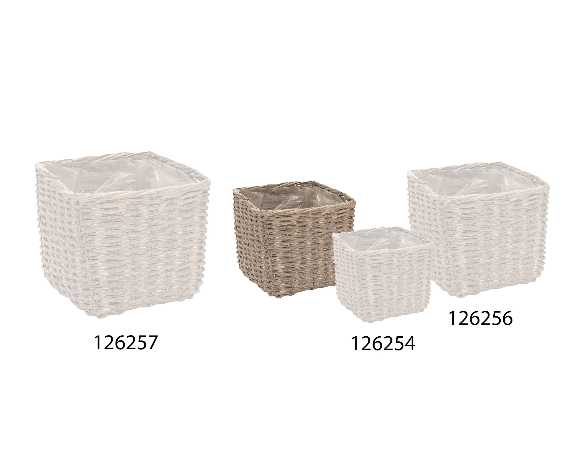 Cesta Quadrato Senegal Bois Medium in Salice - Mega Collections - immagine 2