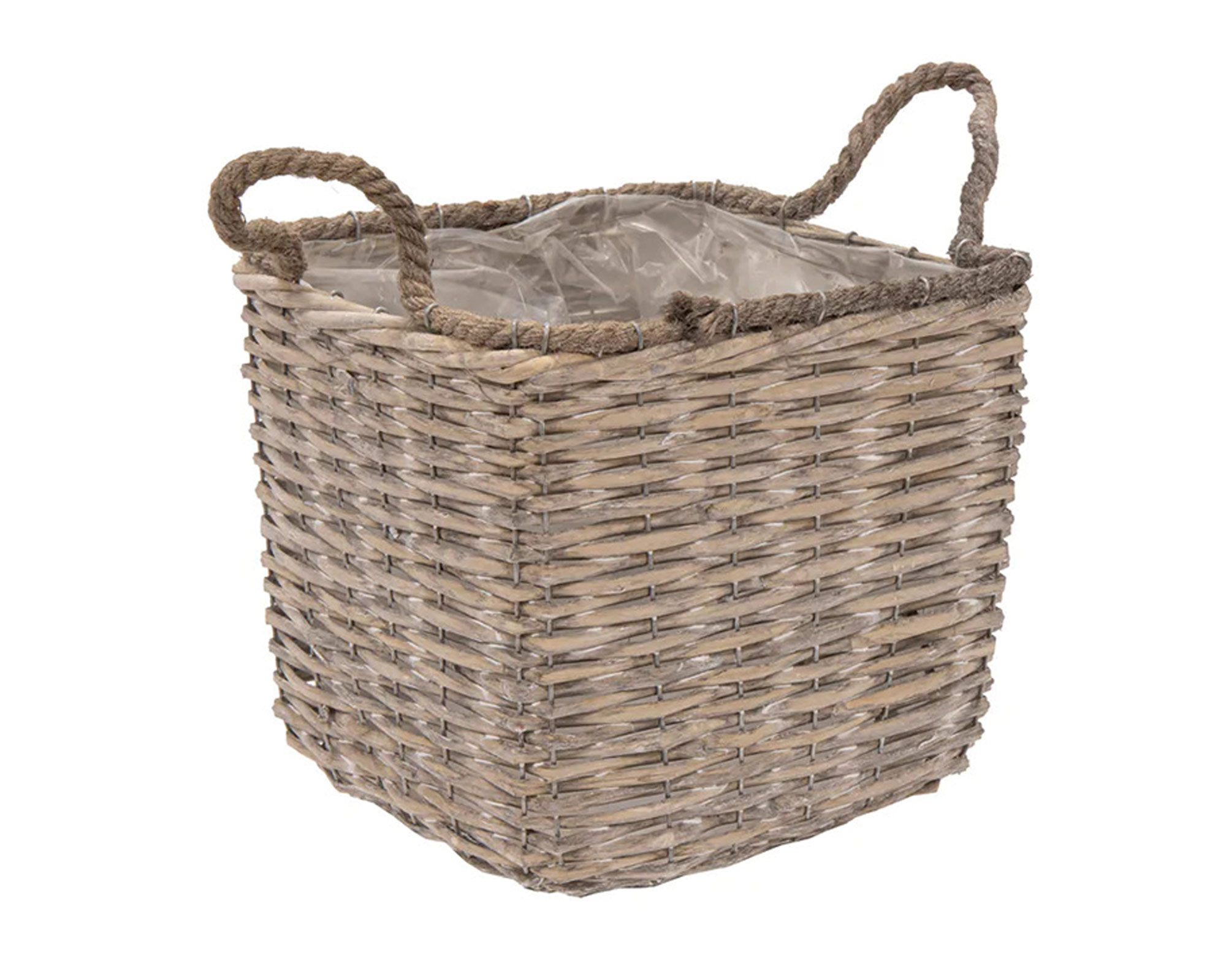 Cesta Quadrato Senegal Corde Extra Large in Salice - Mega Collections