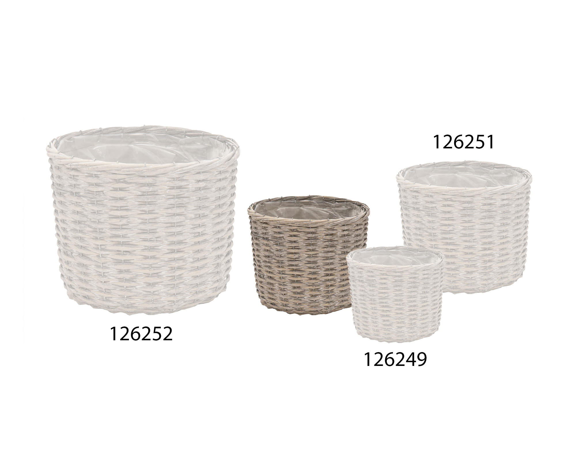 Cesta Rotonda Senegal Bois Medium - Mega Collections - immagine 2