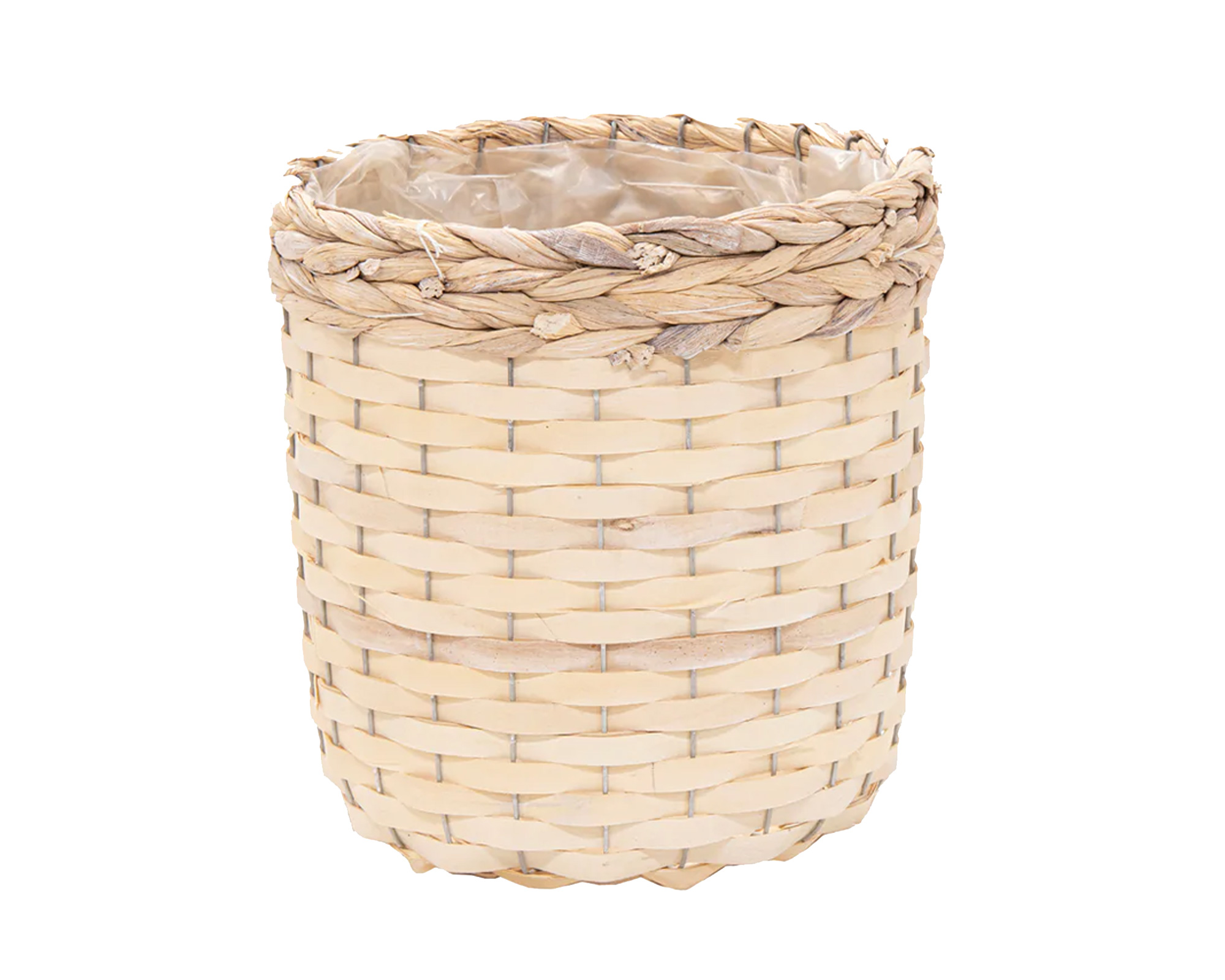 Cesta Rotondo Senegal Bianco Large in Salice - Mega Collections