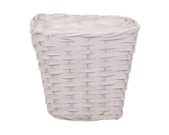 Cesta Quadrata Bianca