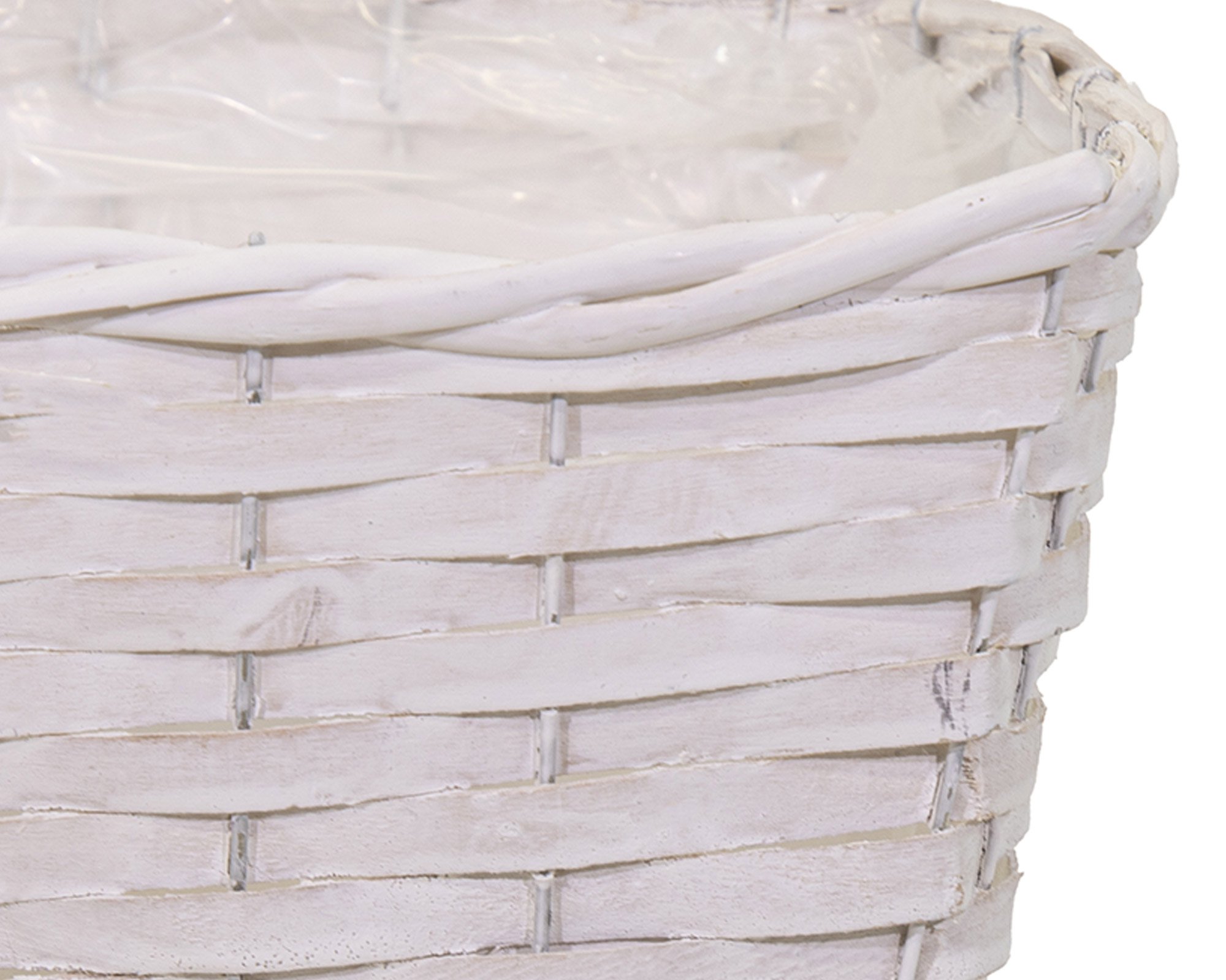 Cesta Quadrata Bianca - immagine 2