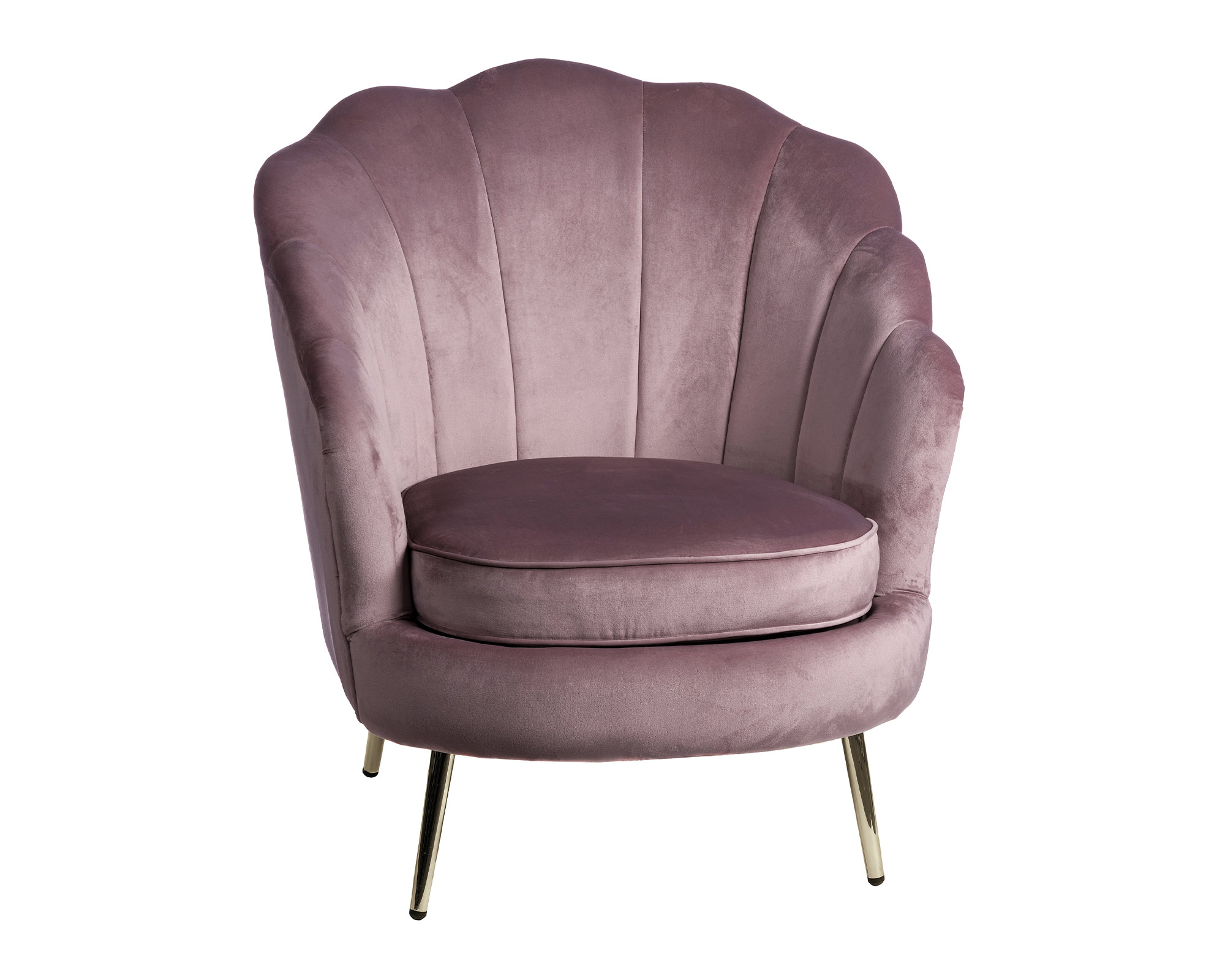 Poltona Vellutata Masca Rosa