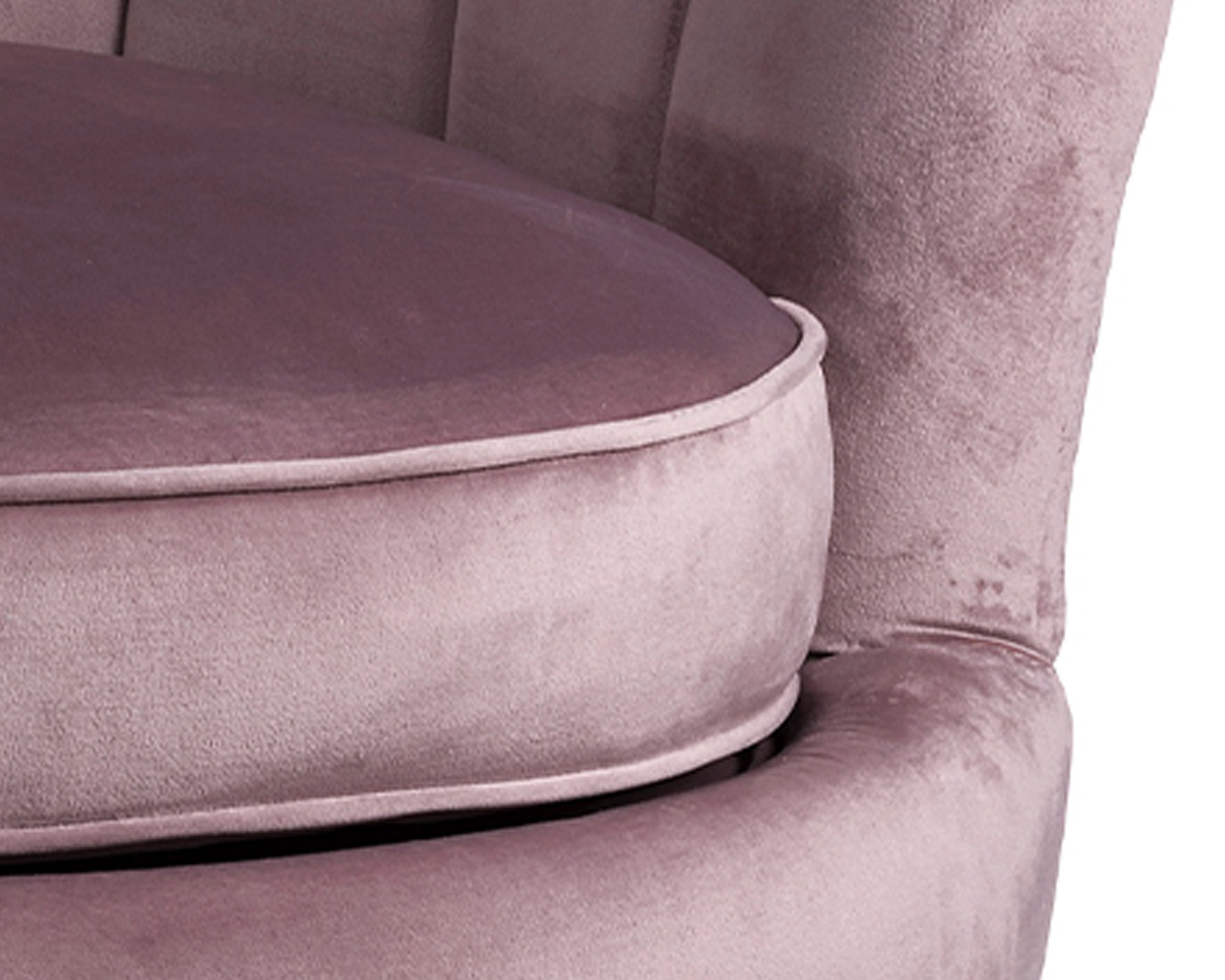 Poltona Vellutata Masca Rosa - immagine 2