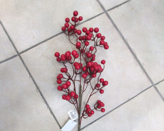 Decorazione Natalizia Ramo Di Ghirlanda Con Bacche