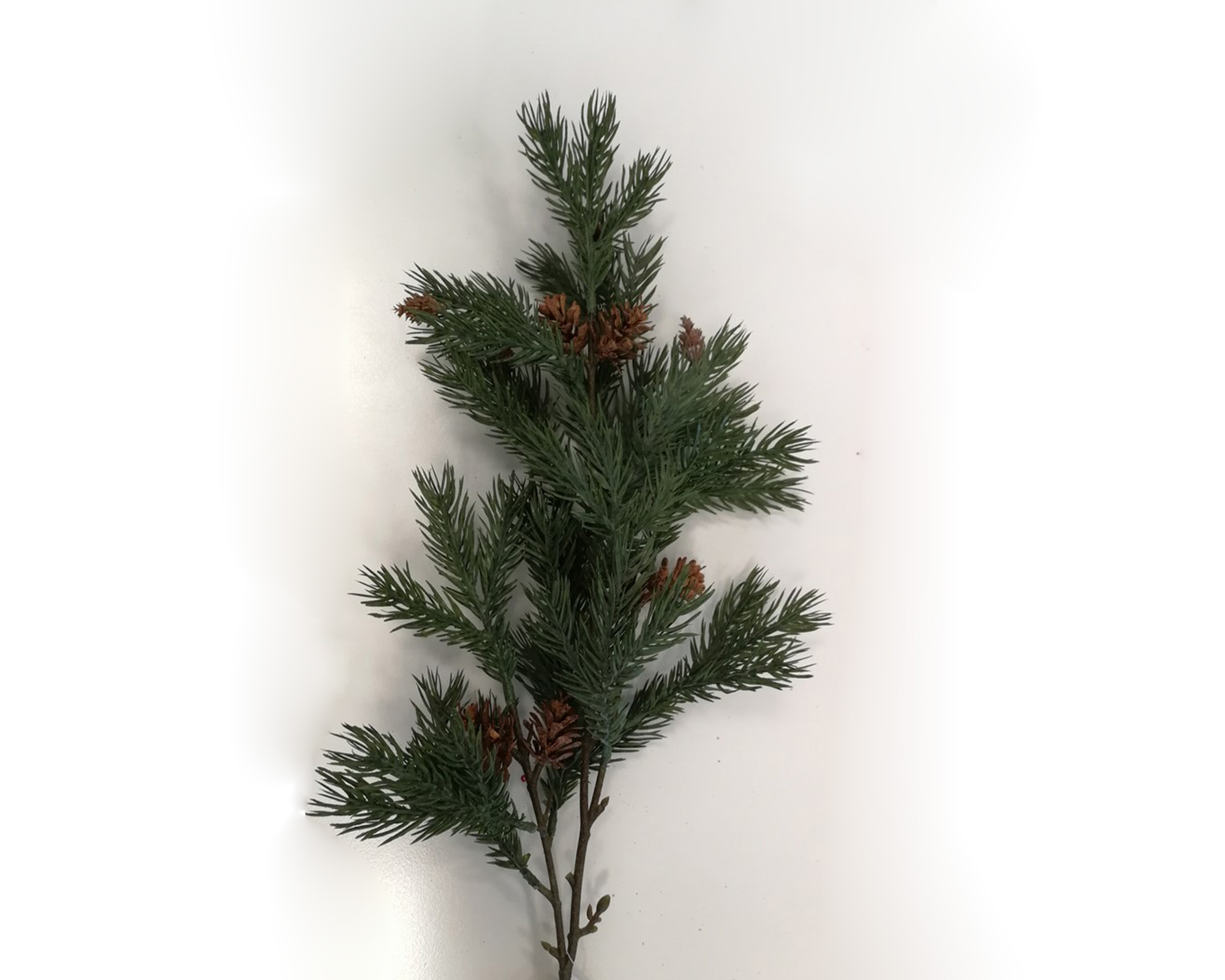 Decorazione Natalizia Ramo Di Pino Con Pigne