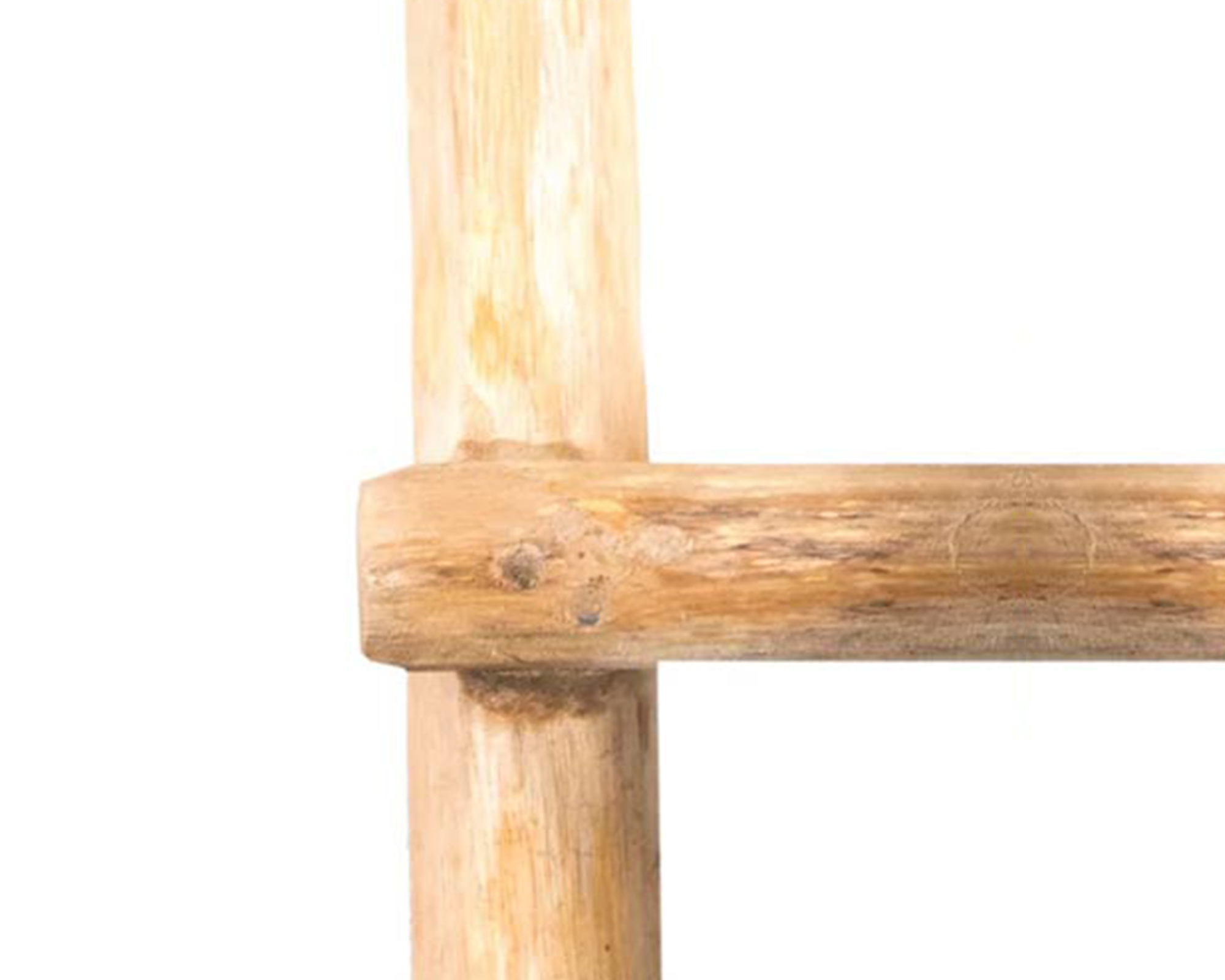 Scala Decorativa In Legno Naturale - Mega Collections - immagine 2