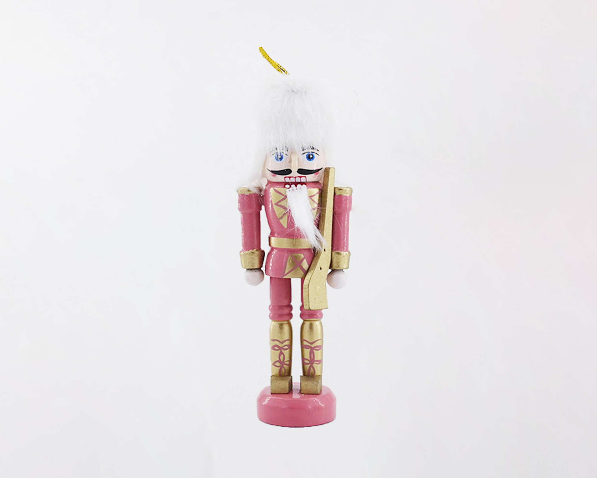 Decorazione Da Appendere Schiaccianoci Rosa - immagine 4