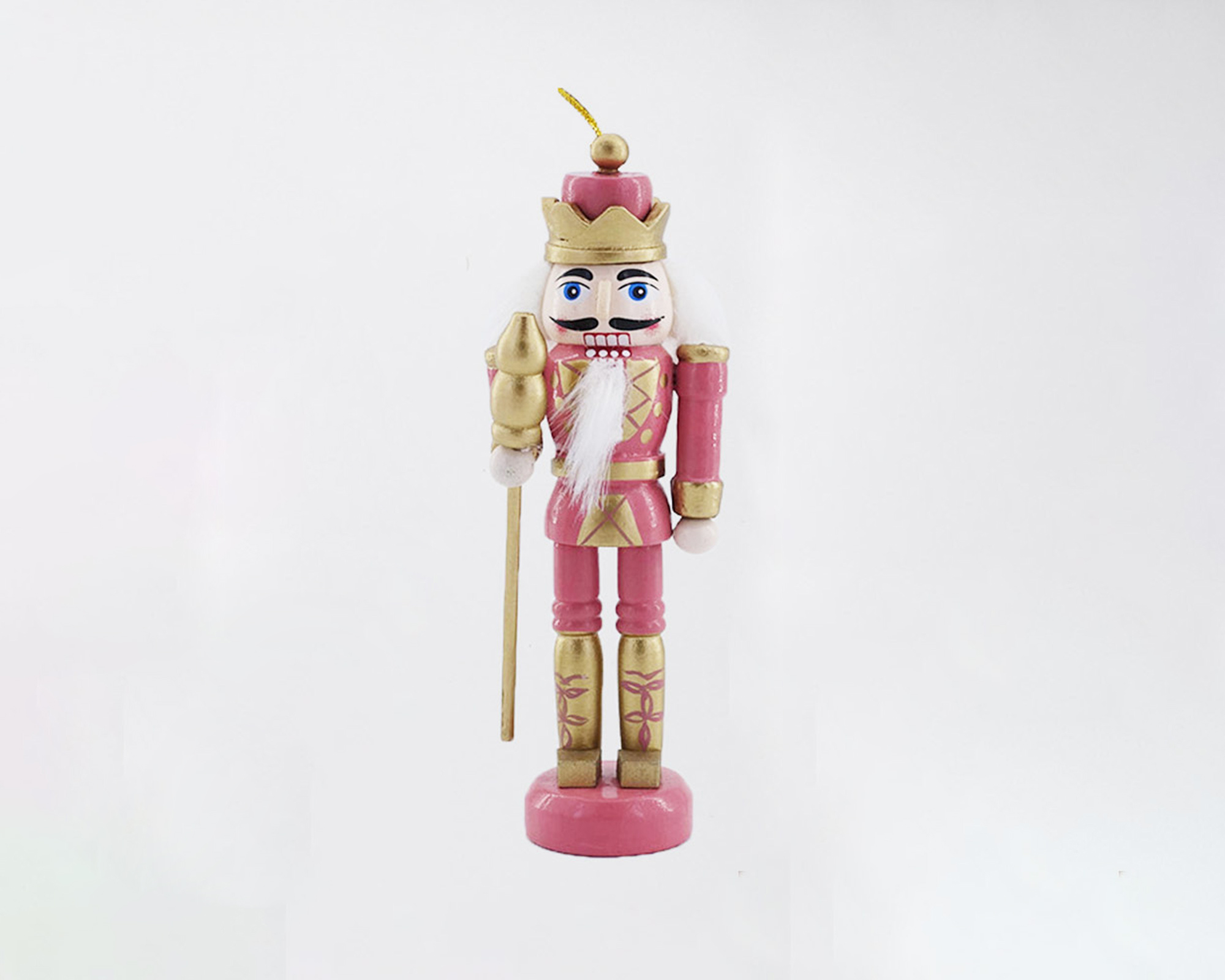 Decorazione Da Appendere Schiaccianoci Rosa - immagine 3