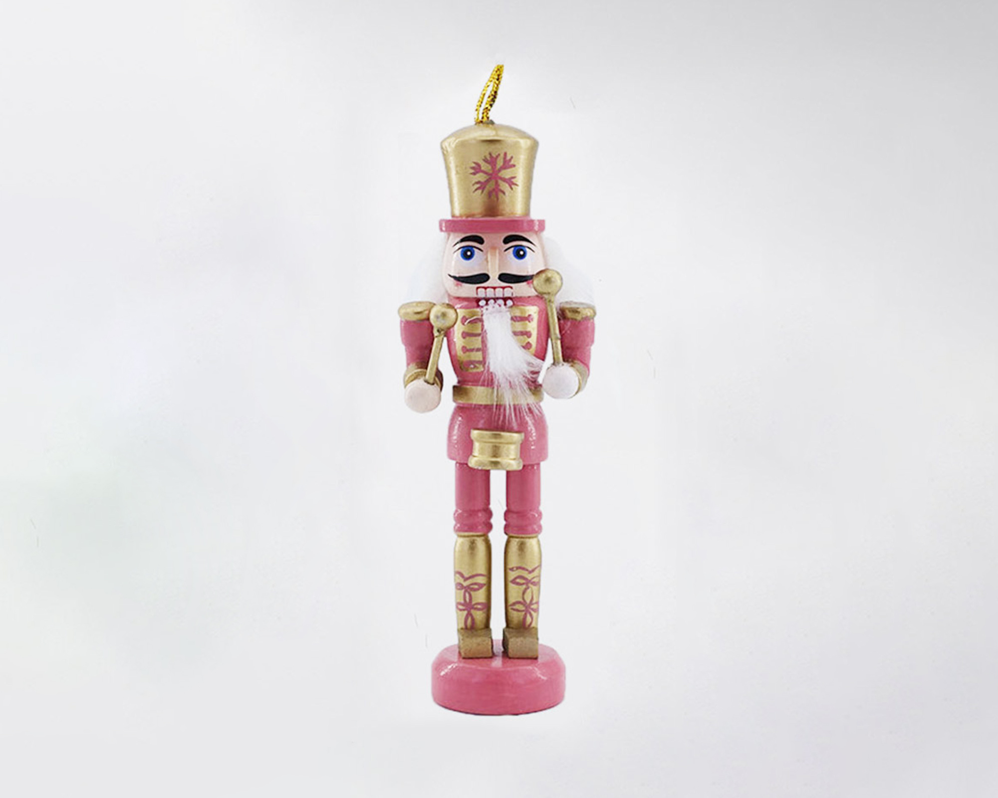 Decorazione Da Appendere Schiaccianoci Rosa - immagine 2