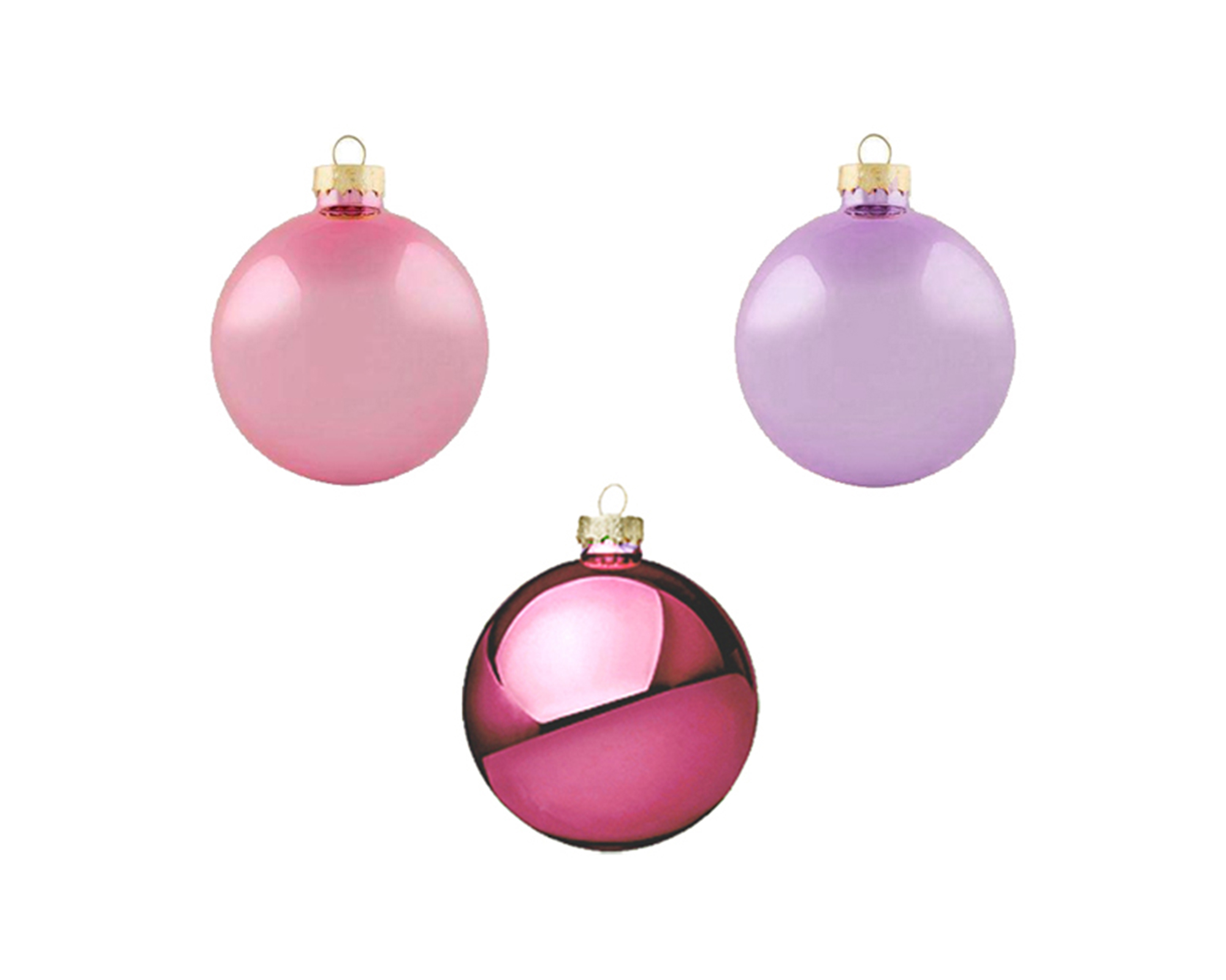 Sfera di natale di colore rosa