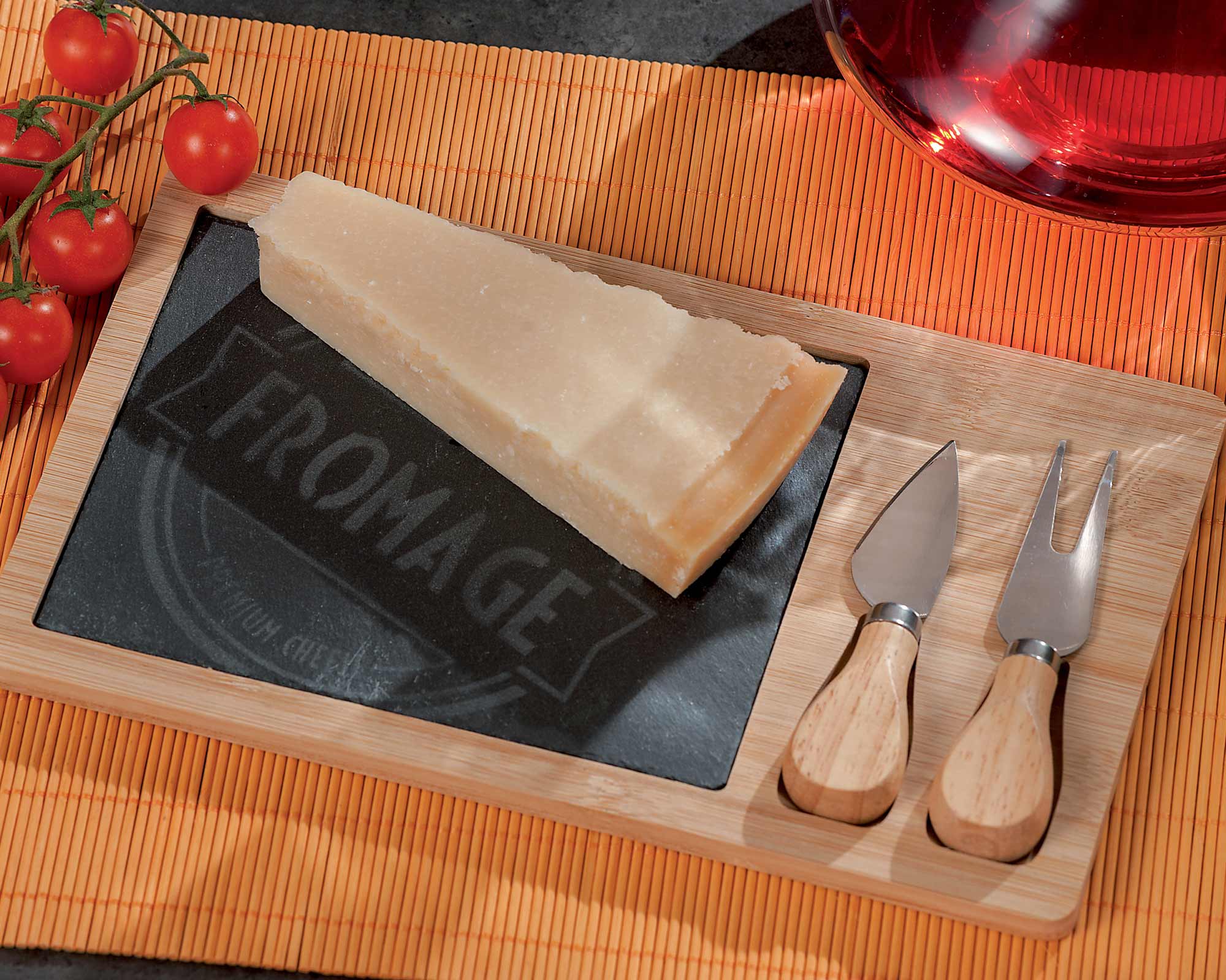 Set Tagliere Con Coltello Da Formaggio - immagine 3