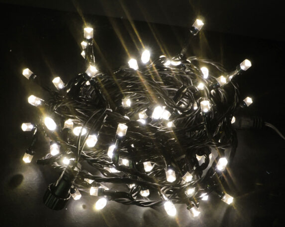 Catena 300 Mega led effetto caldo