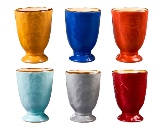 Bicchiere In Ceramica Mediterraneo