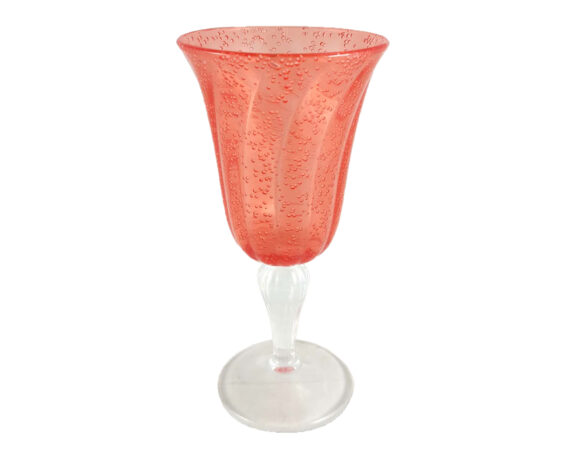 Calice Di Plastica Acrilica Crystal Colore Corallo