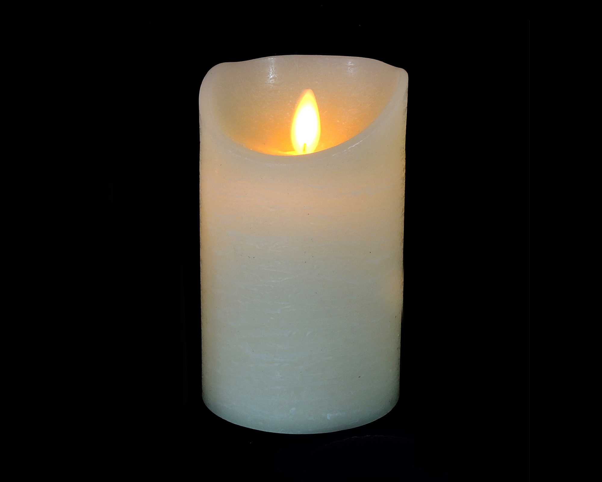 Candela Colore Avorio Effetto Led