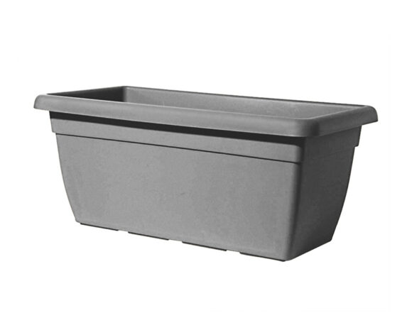 Cassetta Giunone Fumo Di Londra 80cm in Plastica