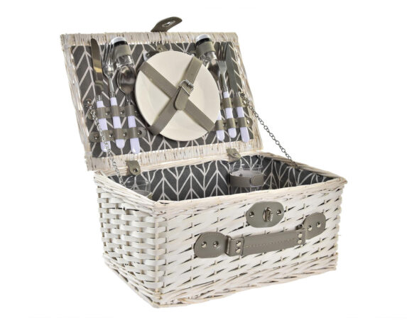 Set 14 Pz Cestino da Picnic in Vimini – Item
