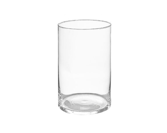 Vaso Cilindrico D15x20h in Vetro