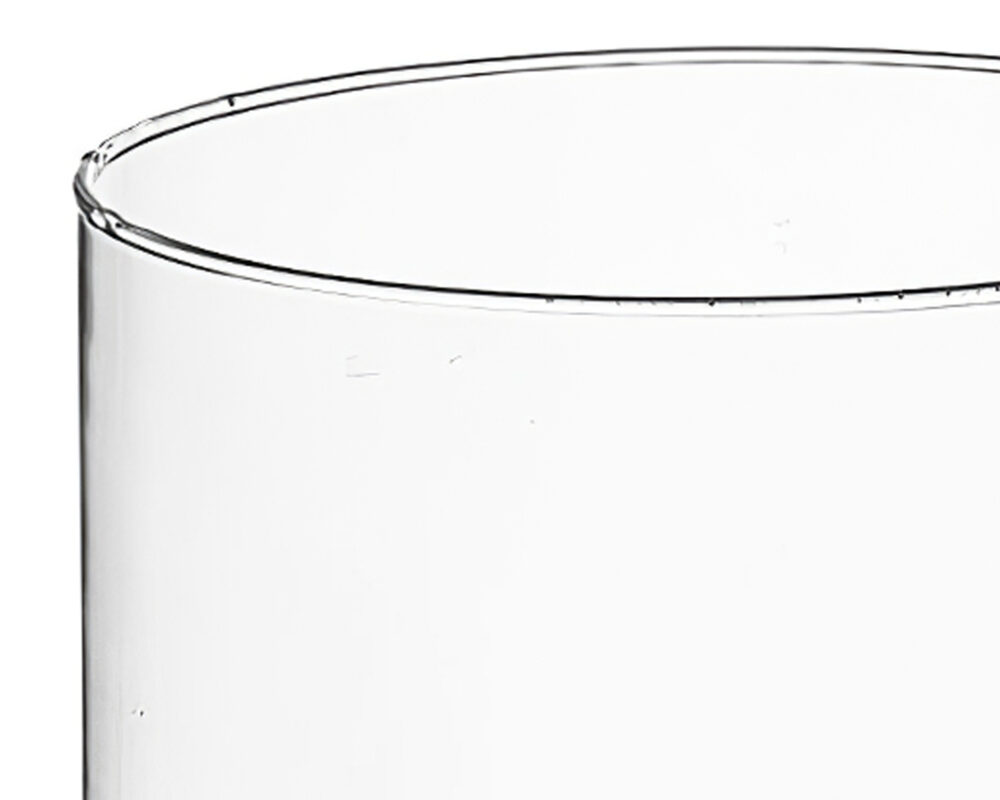 Vaso Di Vetro Cilindrico Matches21 – Trasparente, 12x15 Cm, Per Fiori O Candele - 4