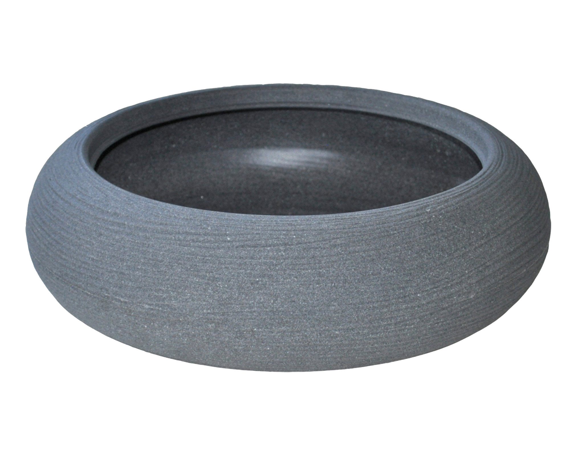 Vaso Ciotola Shabby Ghisa D42cm in Resina