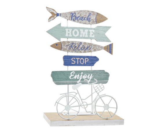 Decorazione Pesci con Base di Legno – Item