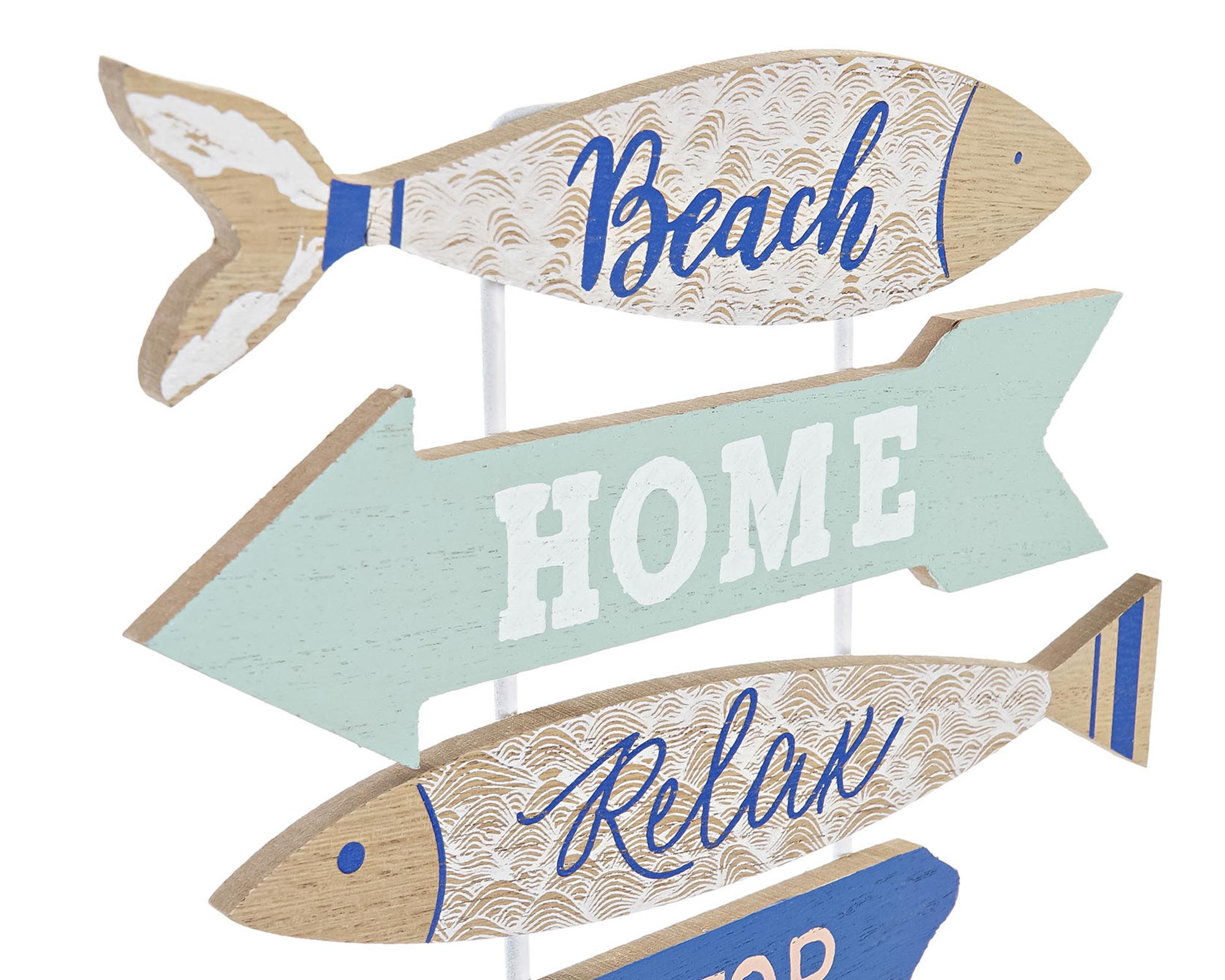 Decorazione Pesci con Base di Legno - Item - immagine 2