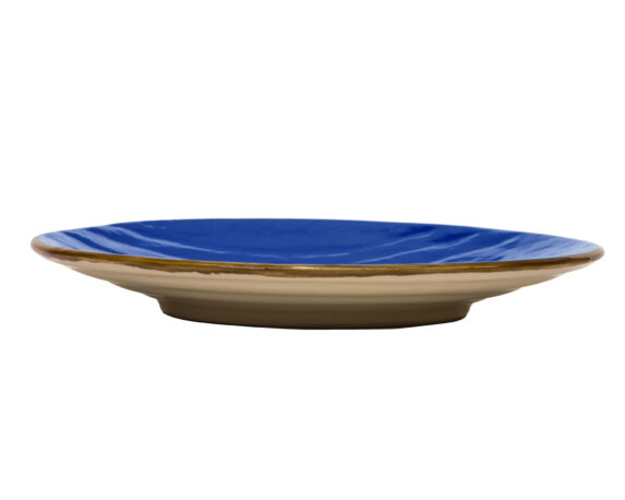 Piatto Da Dessert In Ceramica Blu